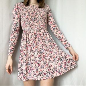 Adorable pink floral print Wallflower dress